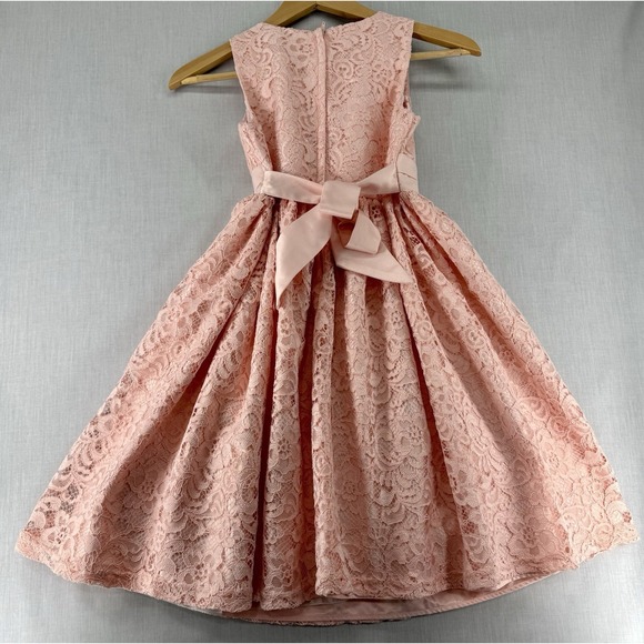 American Princess Pink Formal Lined Party Holiday Easter Dress Size 10 NWOT - Picture 3 of 16